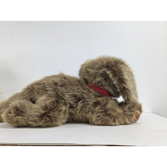 Vintage Lambert Kay Dog 24 K Polar Puff Brown Dog With Tags Stuffed Animal 8" - Picture 3 of 5